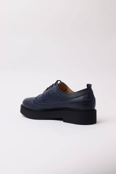Derby shoes Blue with brogue - EU 36