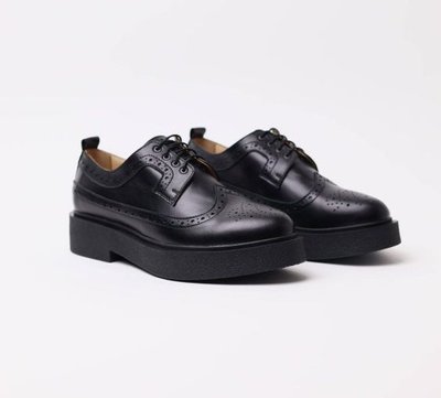 Derby shoes Black with brogue - EU 36