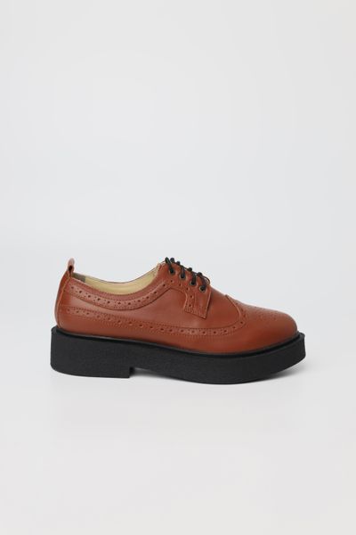 Derby shoes Brown with brogue - EU 38