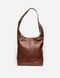 Leather shopper bag